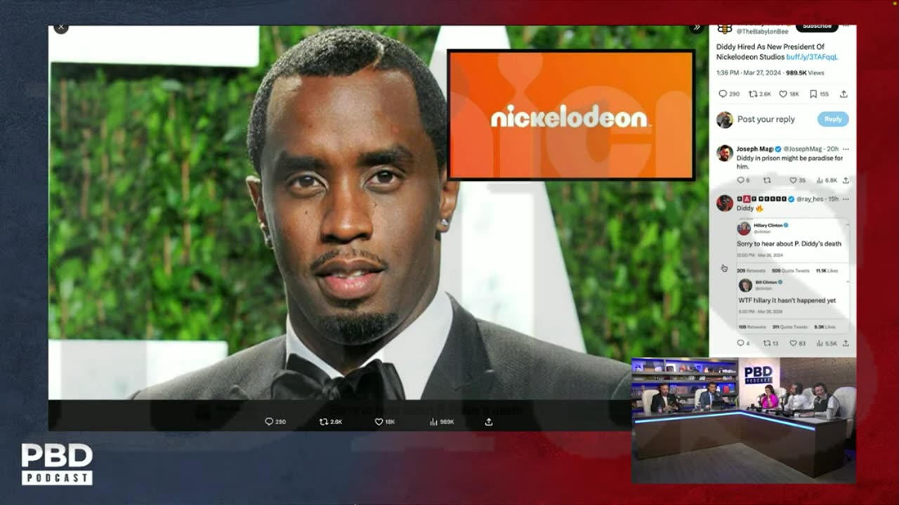 P. Diddy New President of Nickelodeon #trending #viral #shorts #explore #bitsentertainmentnews