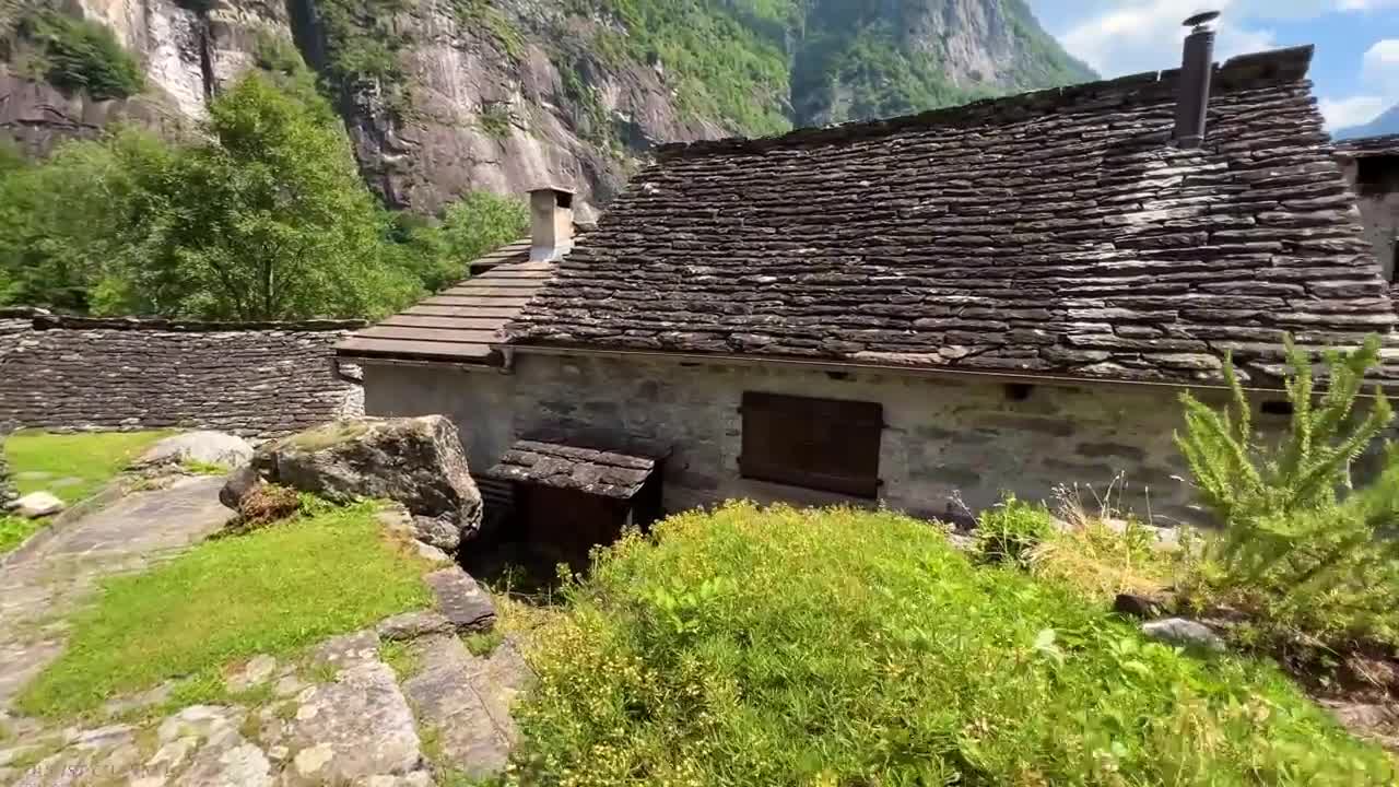 This is a magical stone village.