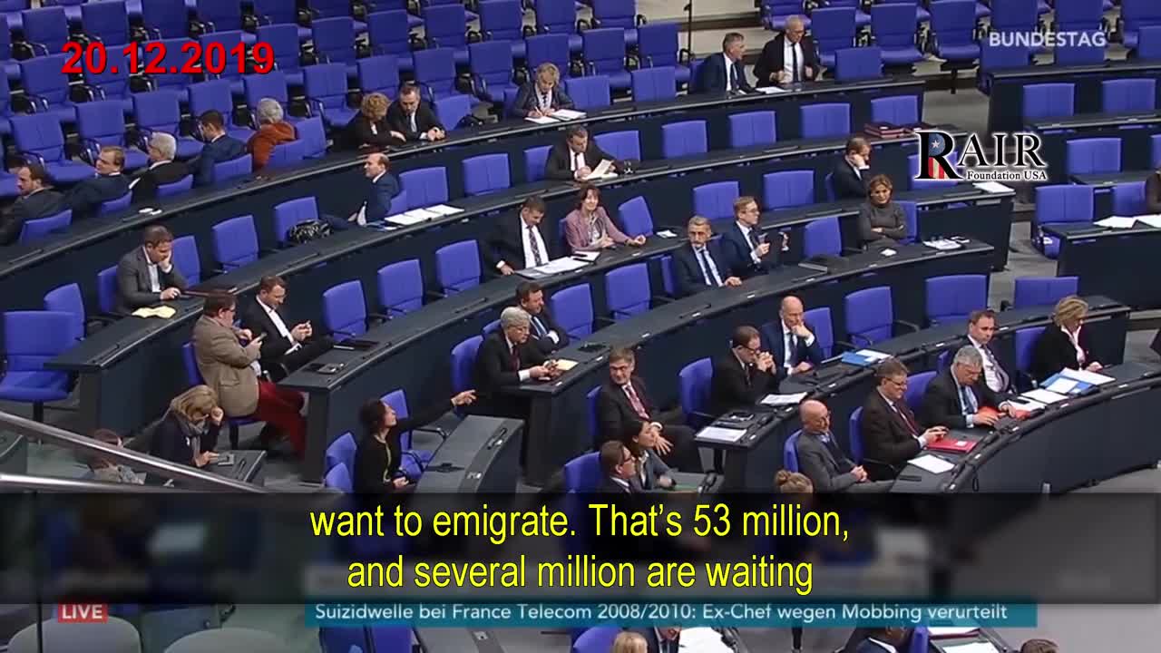 AFD's Curio Exposes UN Refugee Pact: “Goal is to make every refugee in Africa a problem for Europe”