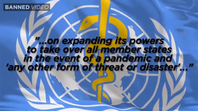 THE WORLD HEALTH ORGANIZATION- SEEKING POWERS OVER ALL COUNTRIES DURING A HEALTH EMERGENCY!!