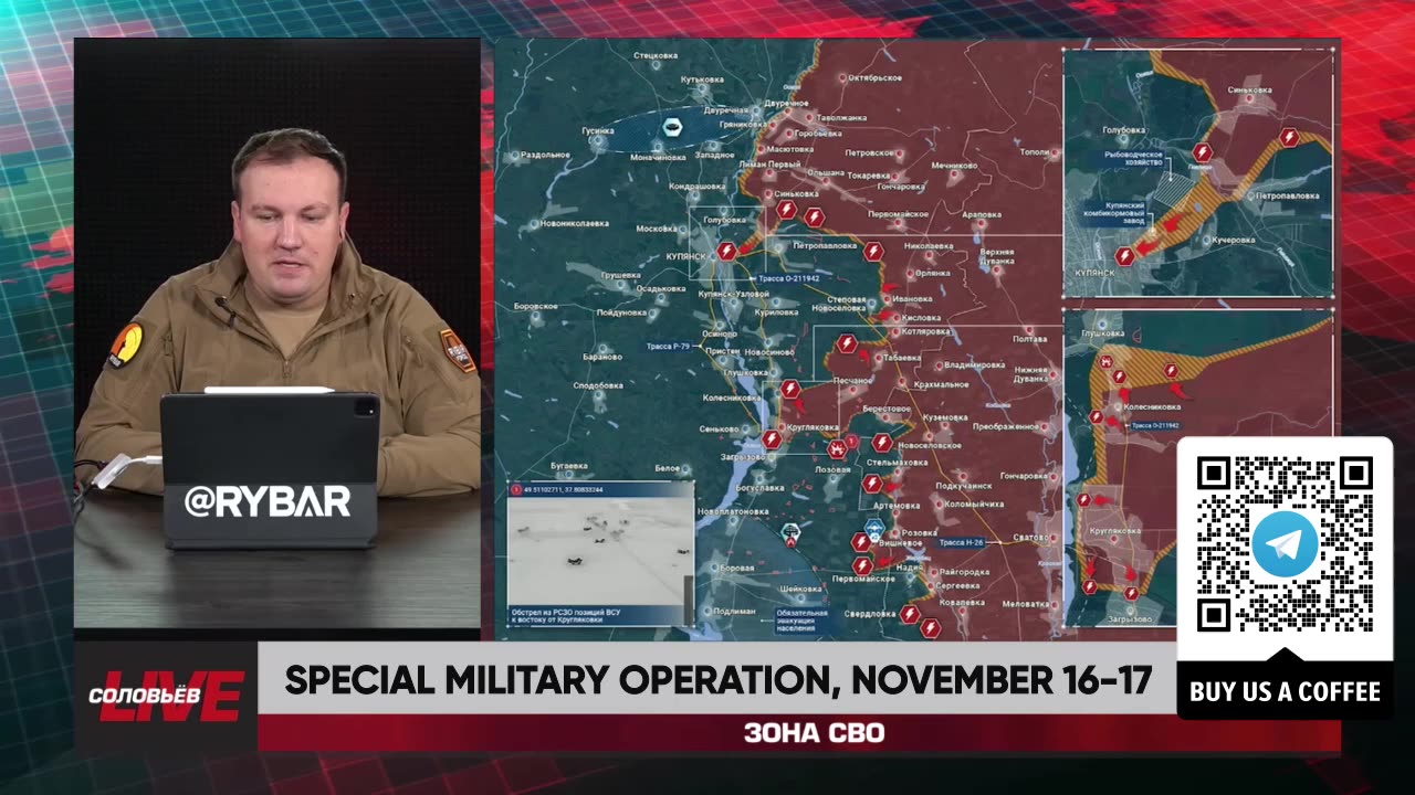 ❗️🇷🇺🇺🇦🎞 RYBAR HIGHLIGHTS OF THE RUSSIAN MILITARY OPERATION IN UKRAINE ON Nov.16-17, 2024