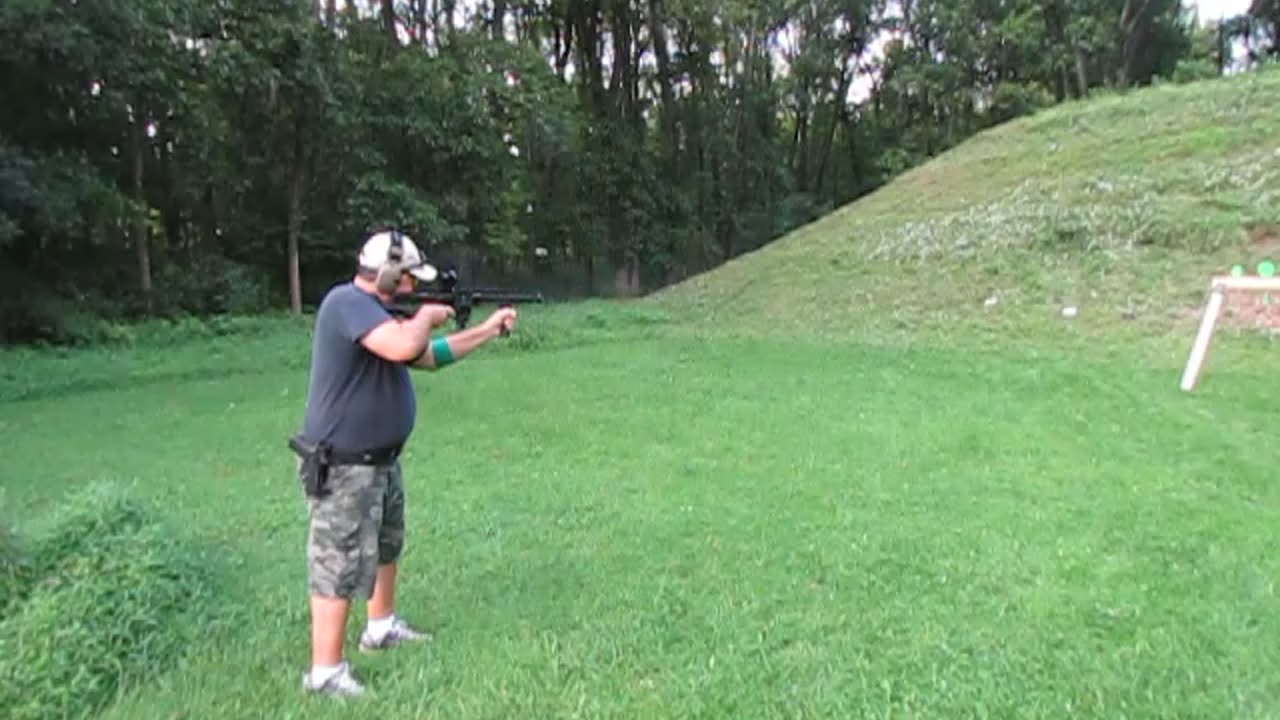 Pete goes at it with the 9mm AR