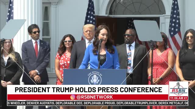 President Donald J. Trump Holds Press Conference; Announces Big Tech Lawsuit 7-7-21