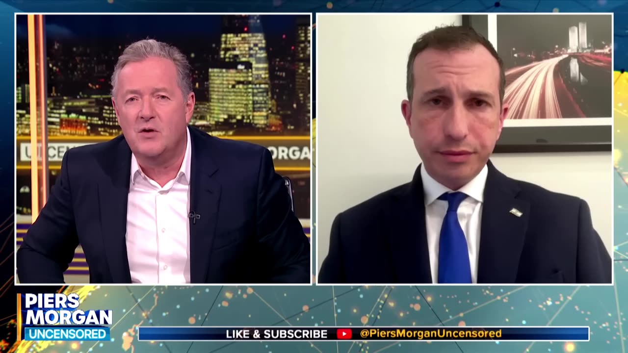 Piers Morgan vs Avi Hyman: How many civilians have you’ve killed?