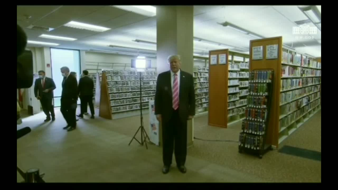 President Trump Casting His Ballot in Florida