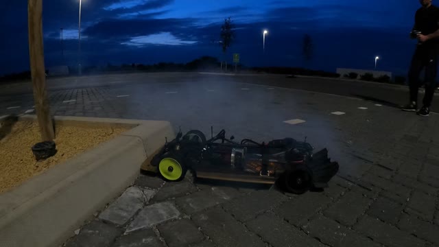 rc car tyres smoking