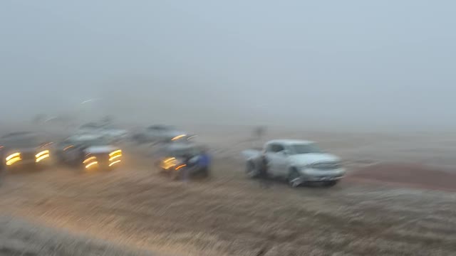 American freedom convoy in South Dakota