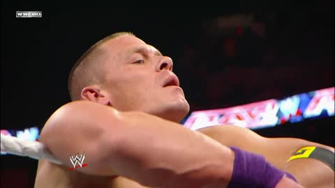 John Cena competes in Battle Royal: Raw, WWE Wrestling Oct. 4, 2010