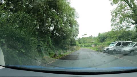 Driving out of Dartmoor