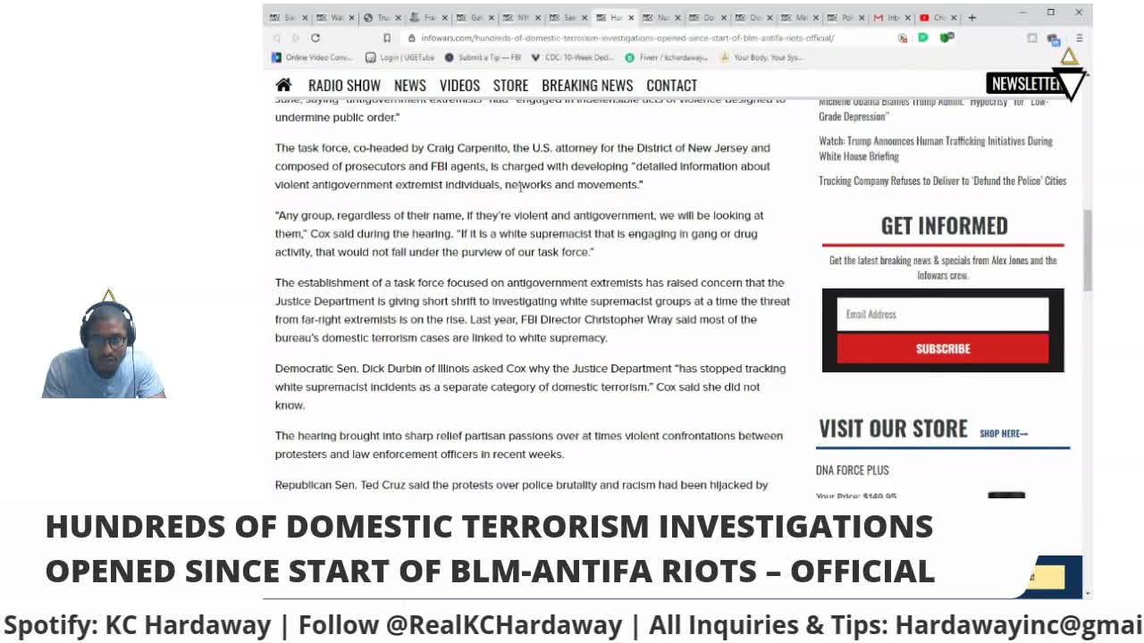 Hundreds Of Domestic Terrorism Investigations Opened Since Start Of BLM-ANTIFA Riots