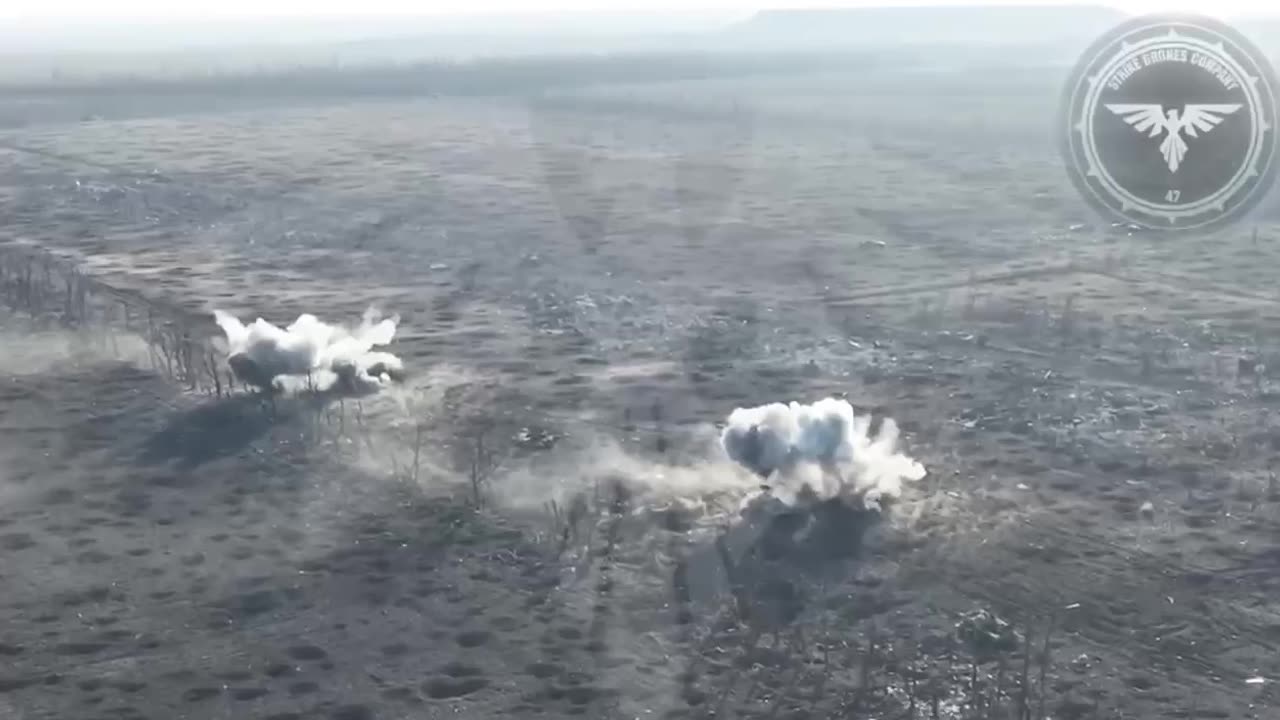 ‼️ Two Russian armored personnel carriers simultaneously explode on mines😍🔥