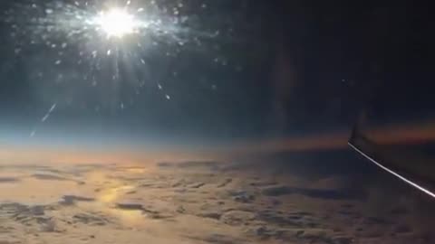 WATCH: This is what a total eclipse looks like from an airplane