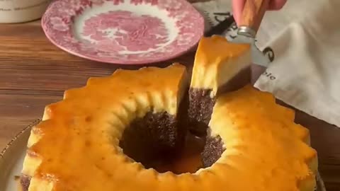 Chocolate Flan cake _ Karamelli kek