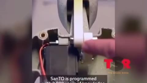 Robotic prayer companion Santo!