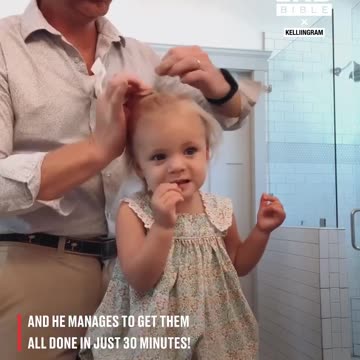 Toddler tries to cartwheel like big sis