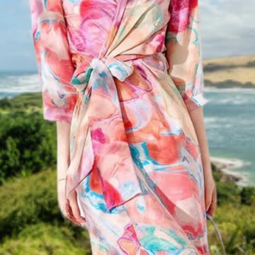 Short video of Styling a silk maxi dress for every occasion Part 3