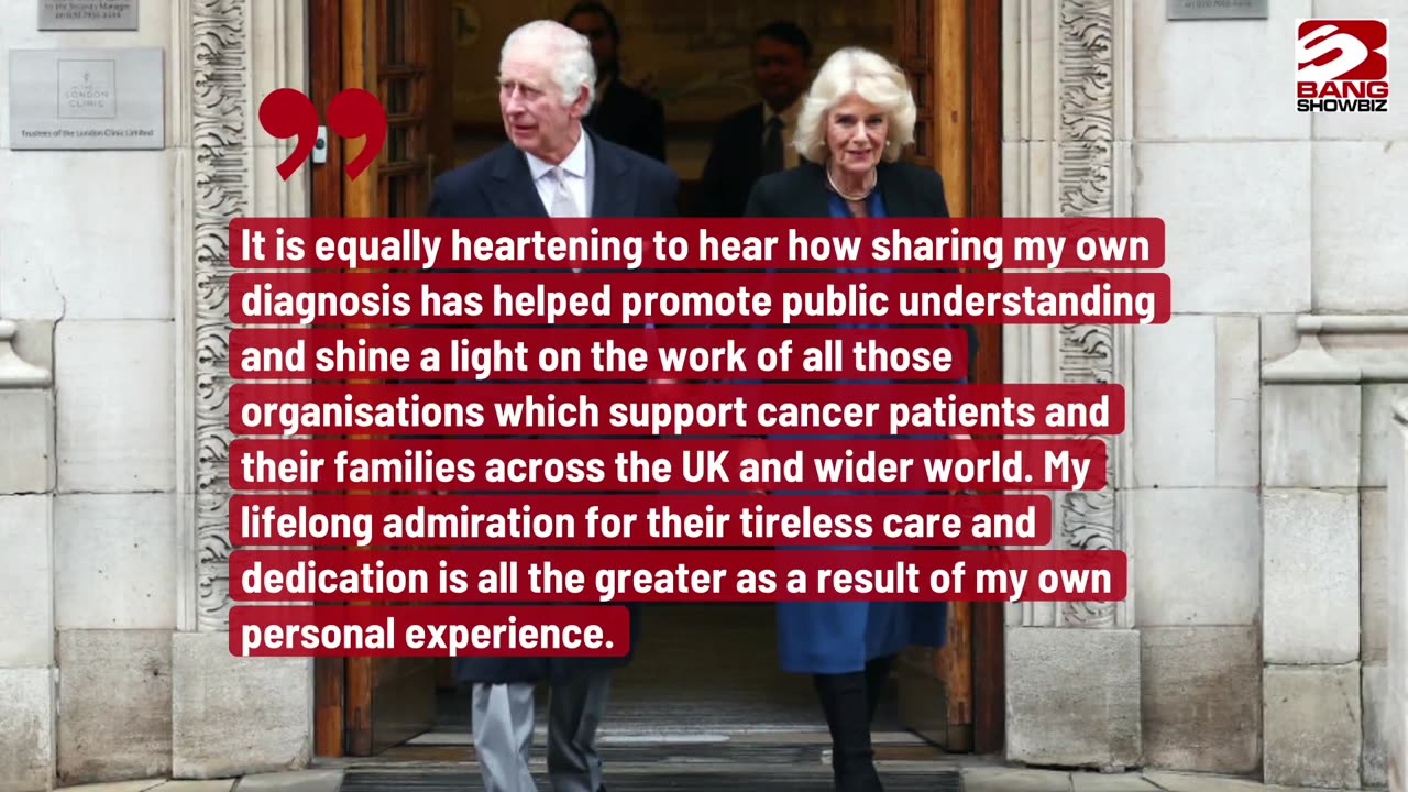 King Charles' First Public Words Since Cancer News.