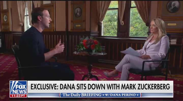 Dana Perino interviews Mark Zuckerberg