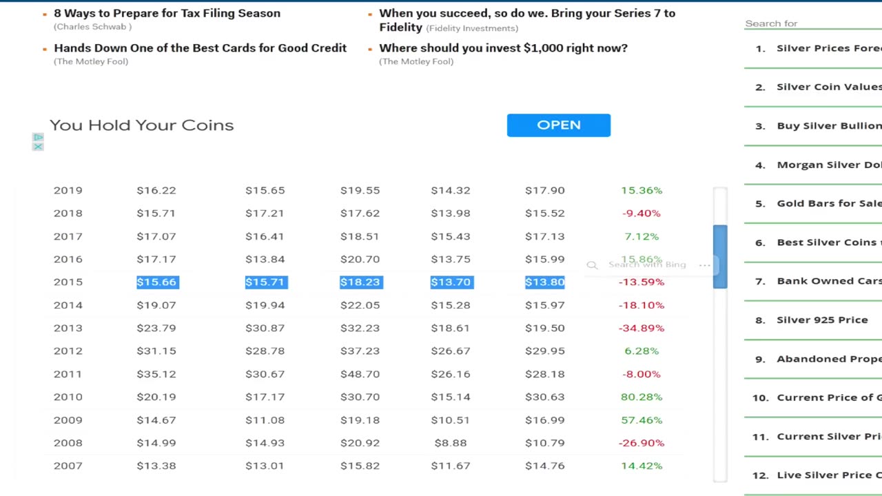 Silver's Value and It's Not-So-Secret, Secret!
