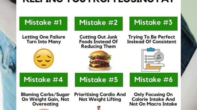 6 Mistakes Keeping You From Losing Fat