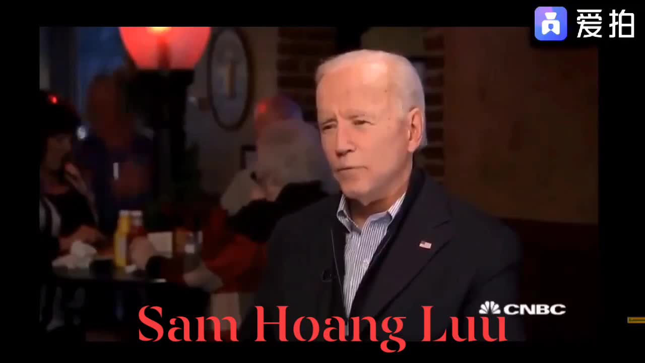 Một đoạn clip phỏng vấn giữa Joe Biden với nhà đài CNBC