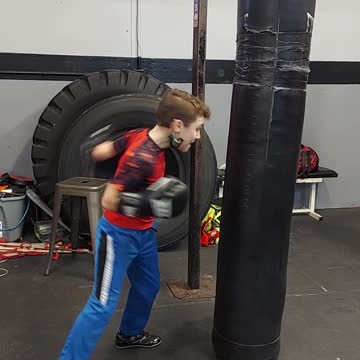 Heavy bag work 2