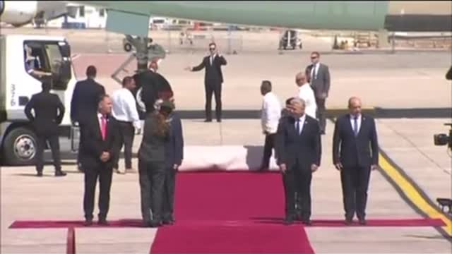 A warm welcome for Biden in Israel