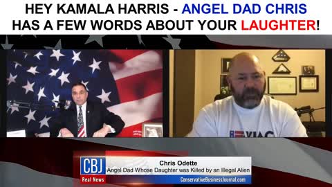 Angel Dad Chris has a Few Words for Kamala Harris