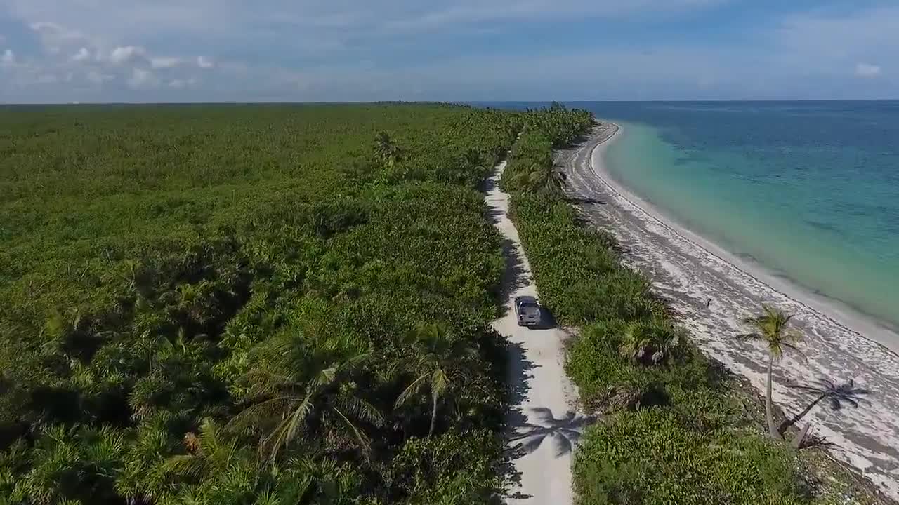 Será wave e Beach drone video beautiful