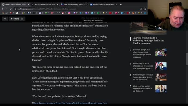 Pastor admits to affair