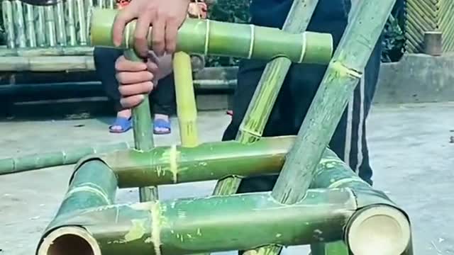 Bamboo Taishi Chair#Bamboo Weaving Craft#Sannong#Nostalgia