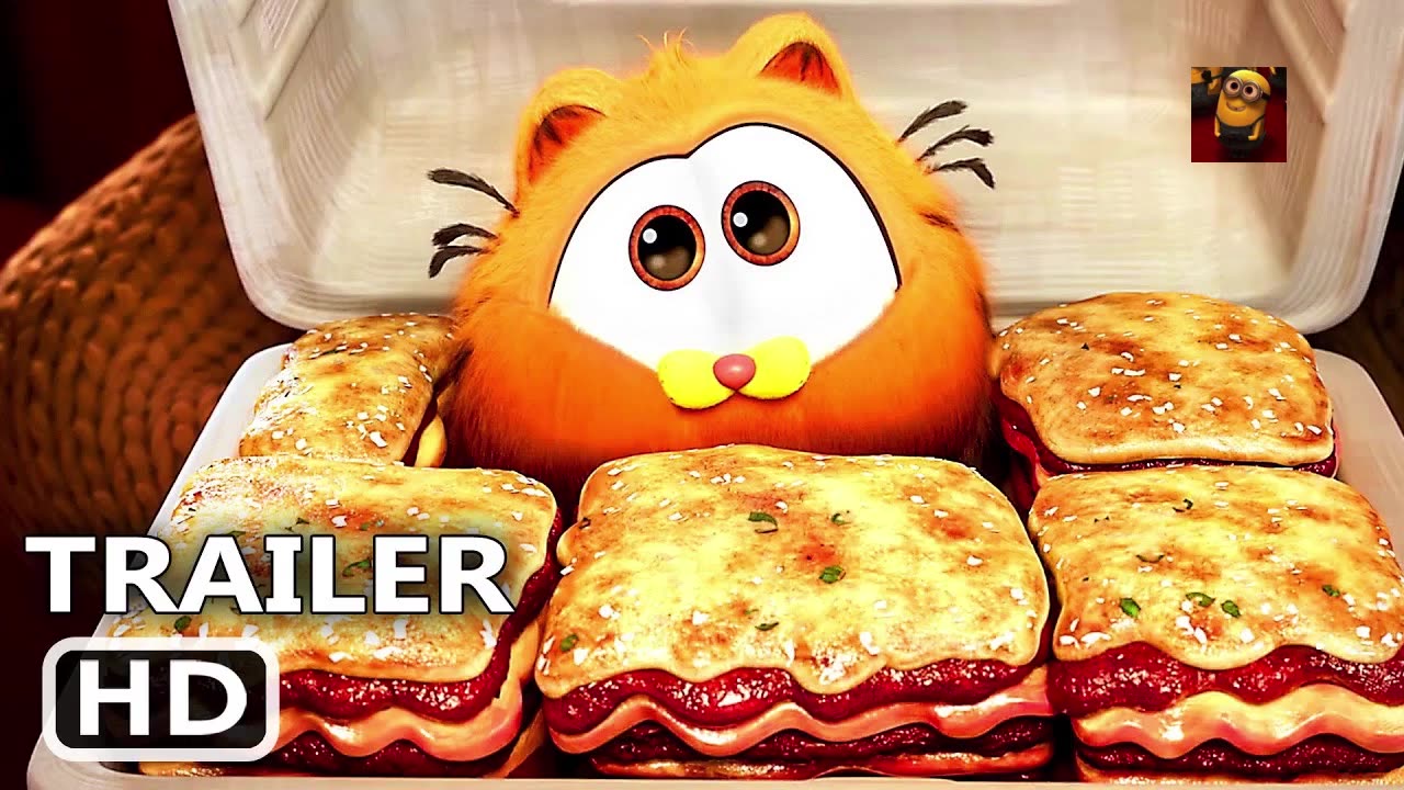 THE GARFIELD MOVIE Trailer (2024) Chris Pratt, Animated Movie