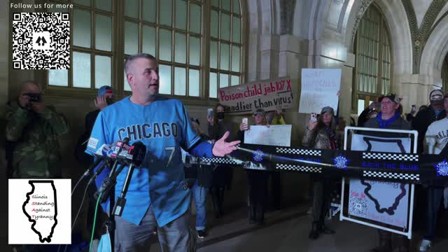 John Catanzara head of the Chicago Fraternal Order of Police speaks