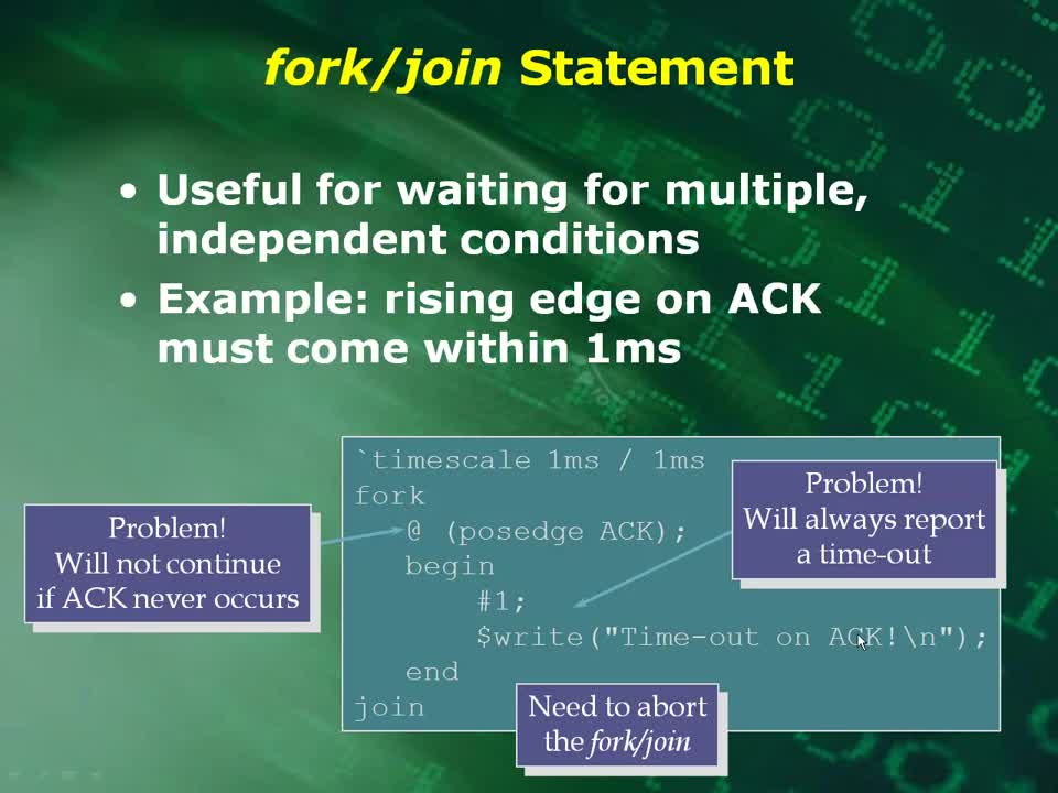 Verilog Lecture 6 of 10 - 2009