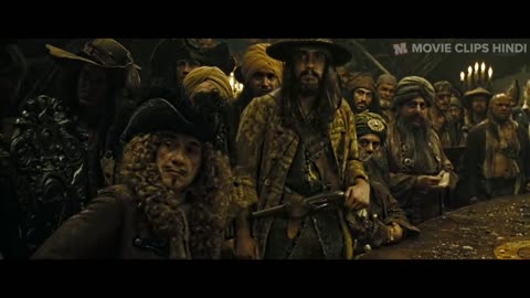 Pirates of Caribbean 3 Hindi At World's End Talking Scene