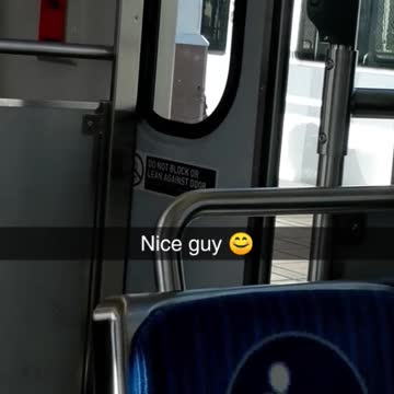 Nice guy man kicks subway doors