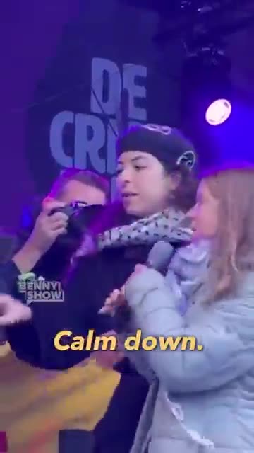 Protesters AMBUSH Greta Thunberg at Climate Rally