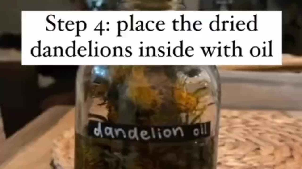 The importance of Dandelion oil.