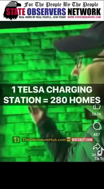 Tesla charging station