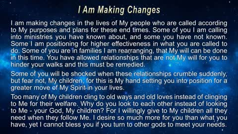 Daily Word * 7.30.2022 * I Am Making Changes