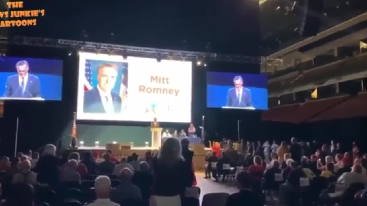 Mitt Romney Booed at Utah GOP Convention, Tells Crowd ‘You Can Boo All You Want’