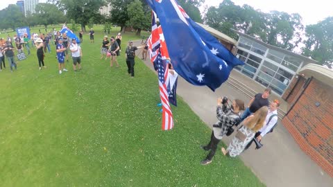 Melbourne Freedom Rally, Dec 5, 2020 My Family