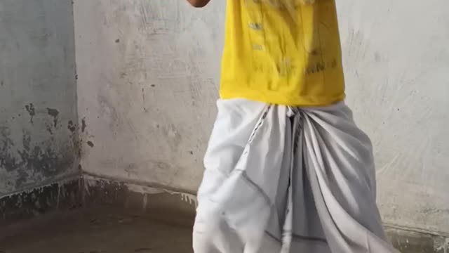 Boy funny dance