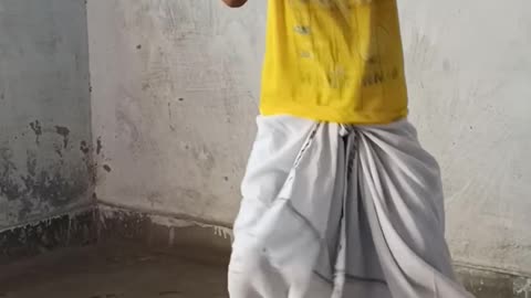 Boy funny dance