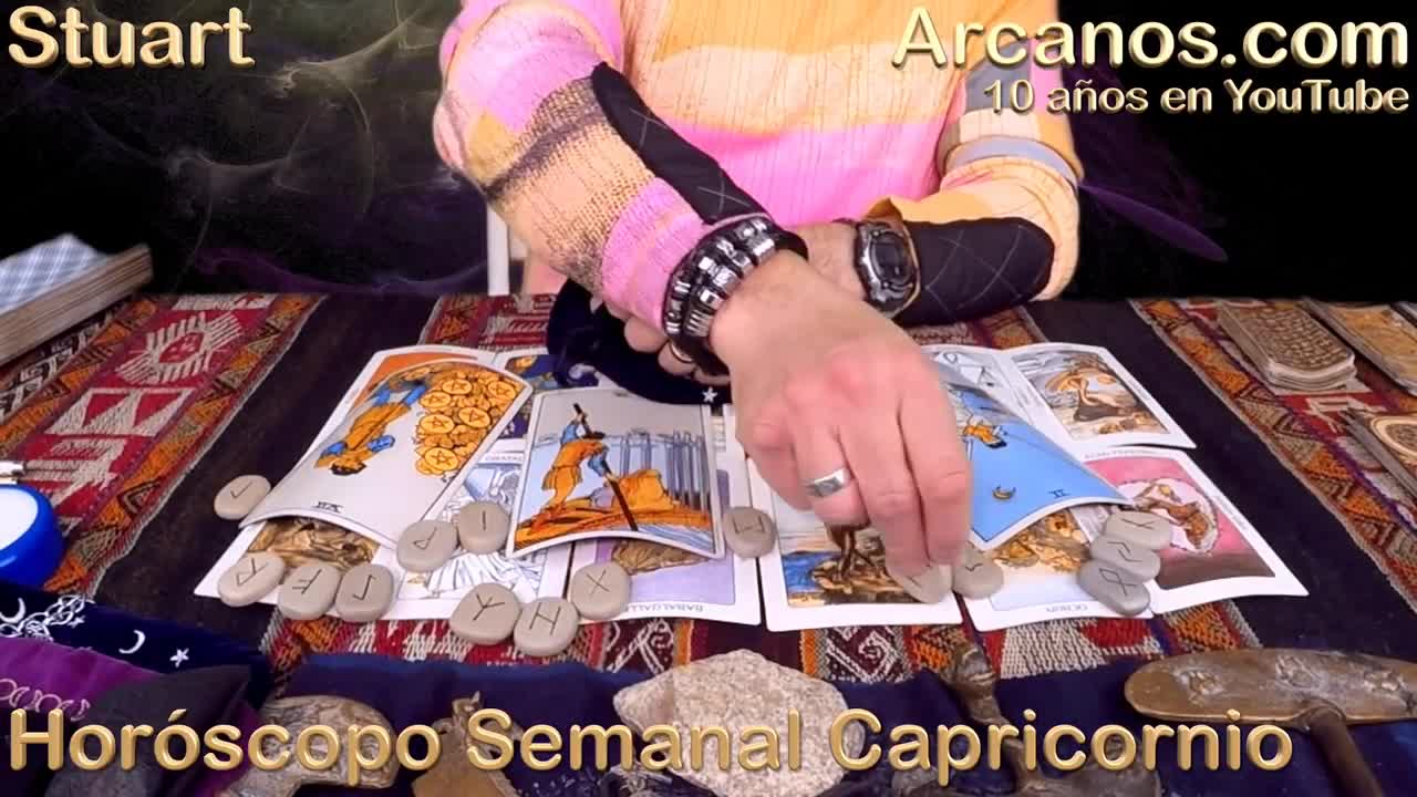 CAPRICORNIO ENERO 2018-04-21 al 27 Ene 2018-Amor Solteros Parejas Dinero Trabajo-ARCANOS.COM