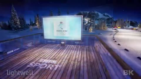 BBC Sport Winter Olympics Virtual Set - Unreal Engine plus VizRT