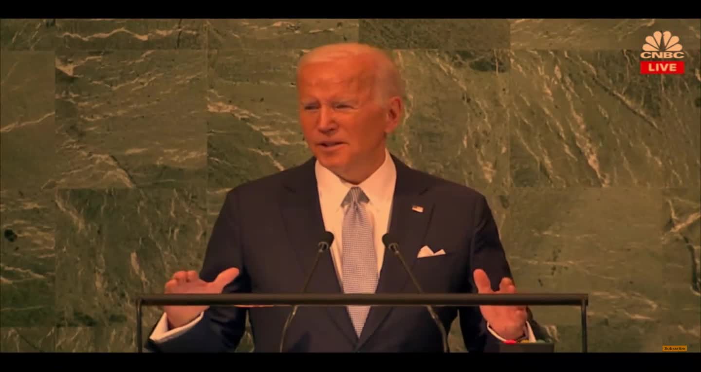 Joe Biden Addresses United Nations - NUCLEAR