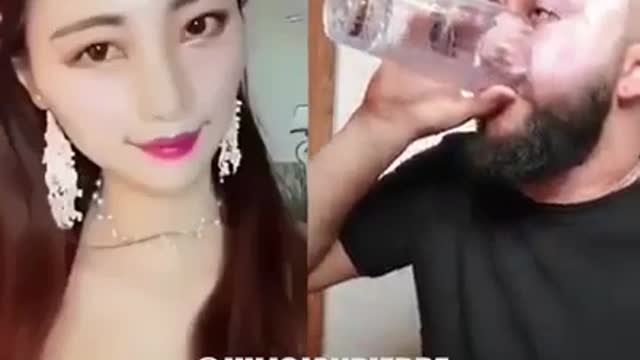 Try not to laugh at this funny makeup for ladies and gentlmen