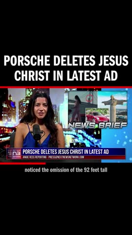 PORSCHE 911 AD DELETES THE LORD JESUS CHRIST