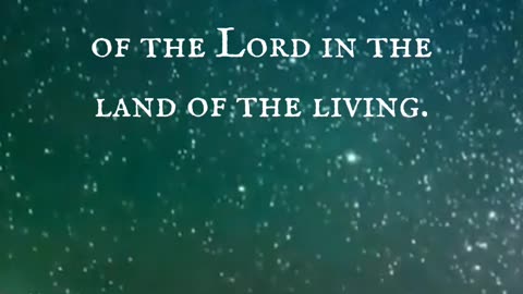 Let me pray for you today with psalms 27 vs 13